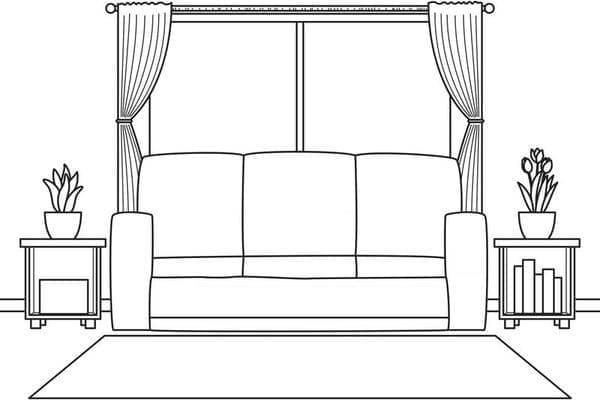 Free Living Room To Print