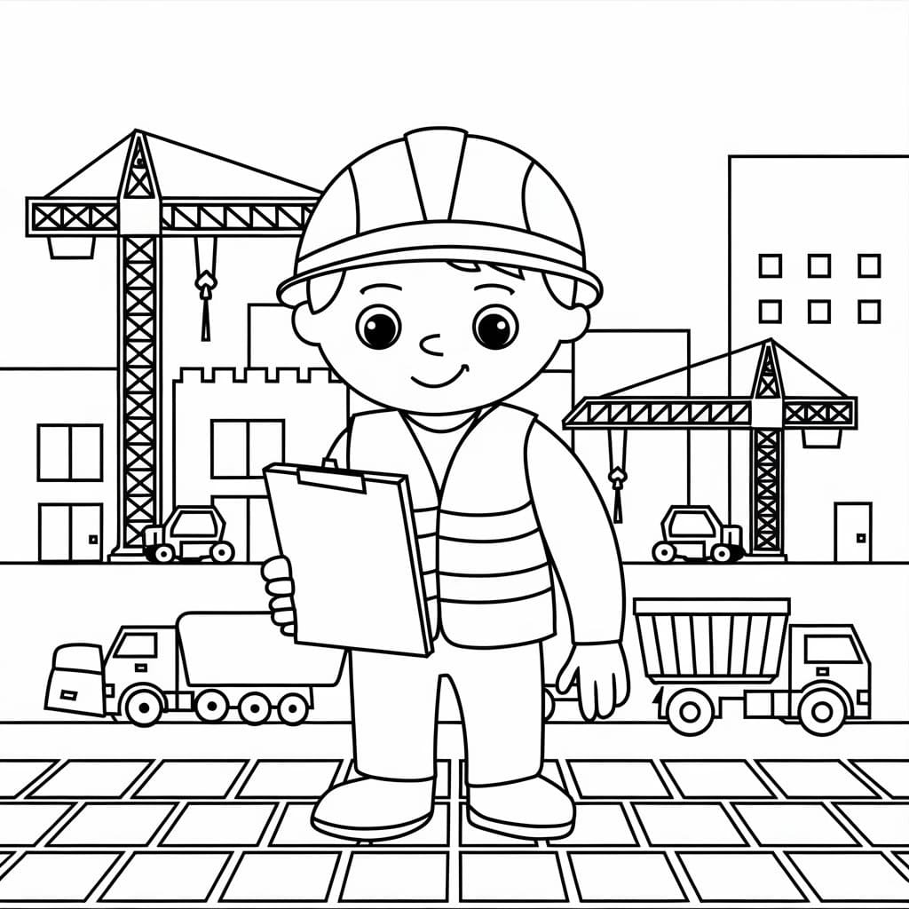 Free Printable Construction Site