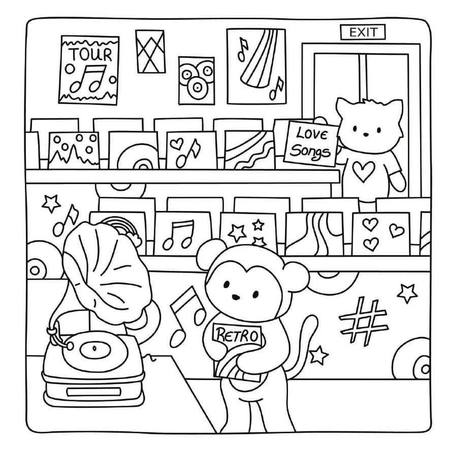 Free Printable Cute Shop