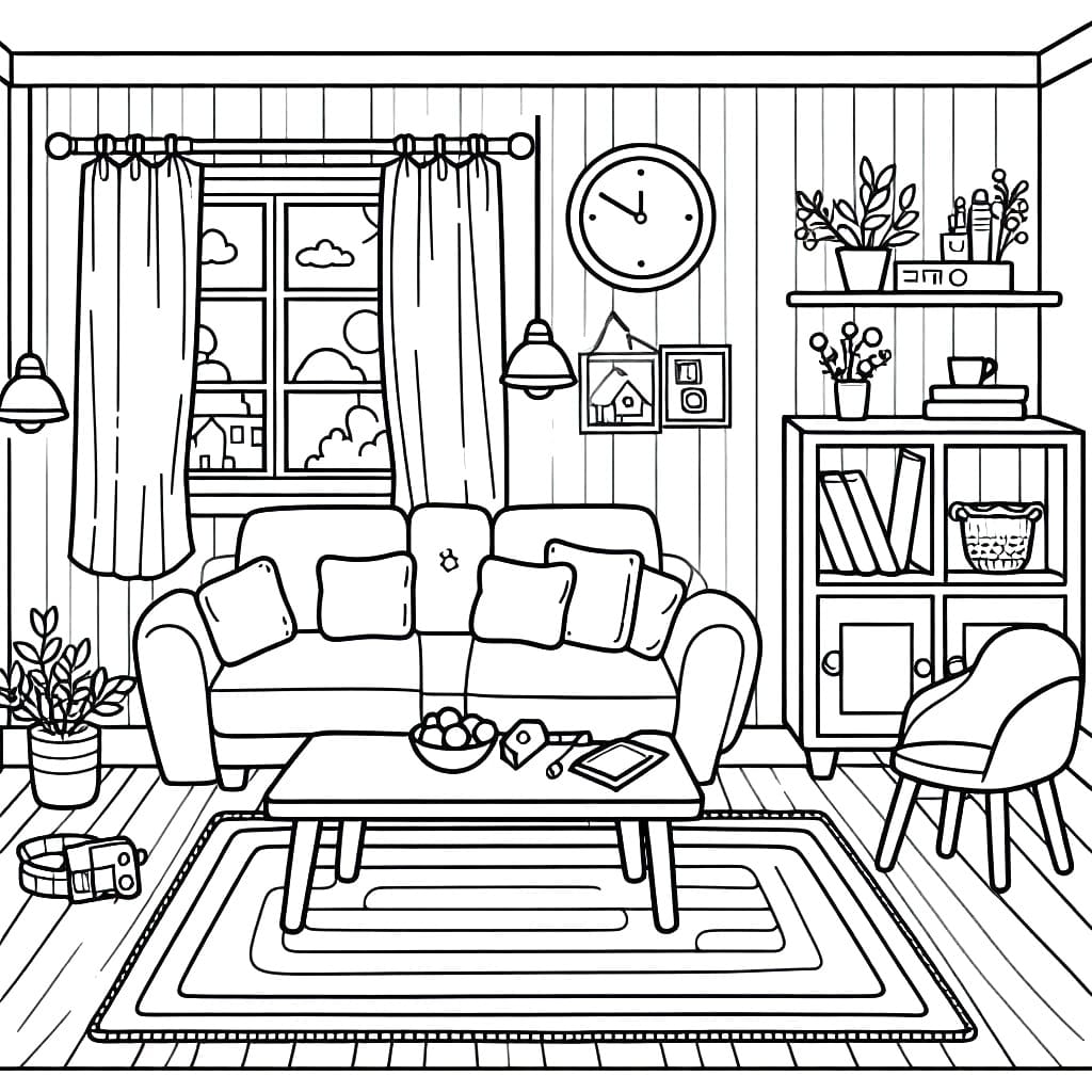 Free Printable Living Room
