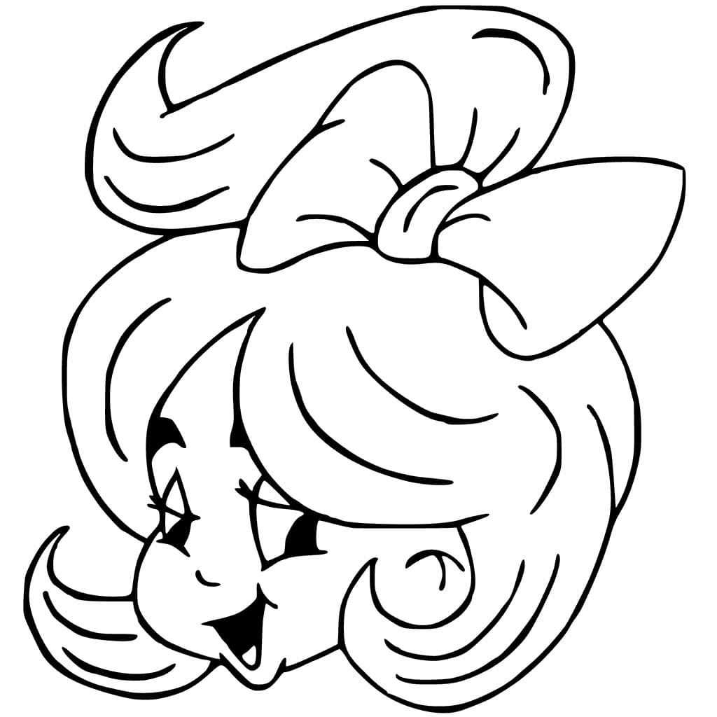Girl With Hair Bow