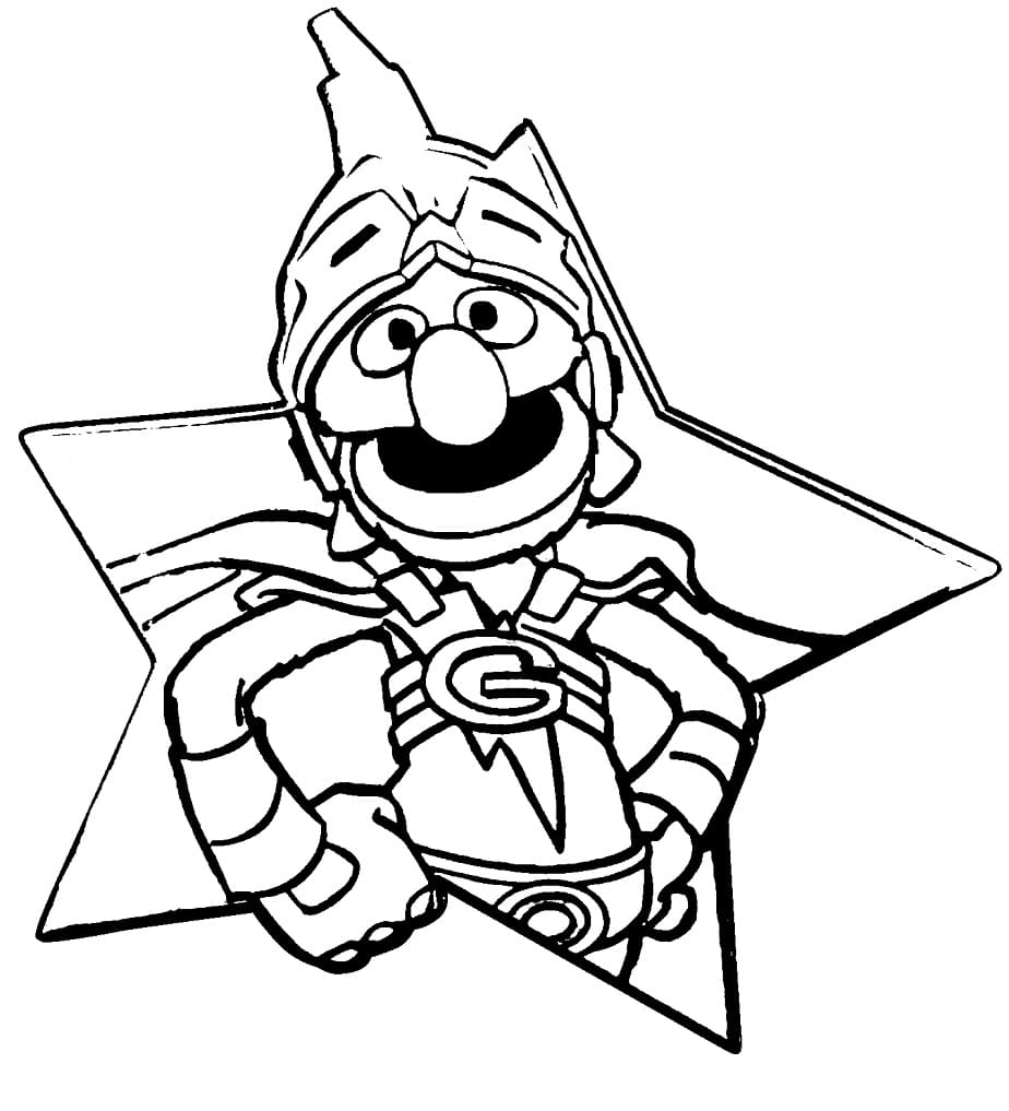 Grover Images coloring page