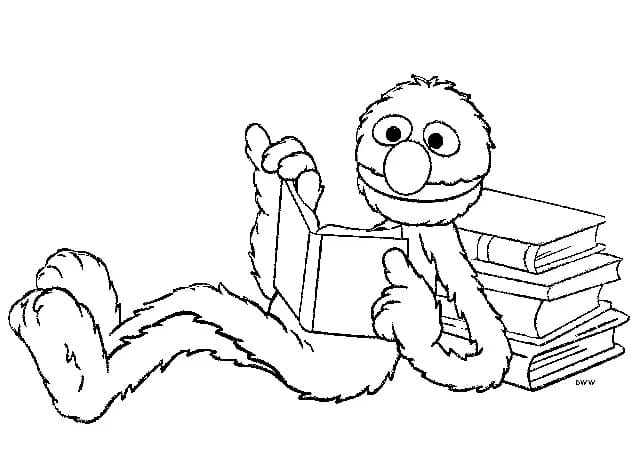 Grover Picture coloring page