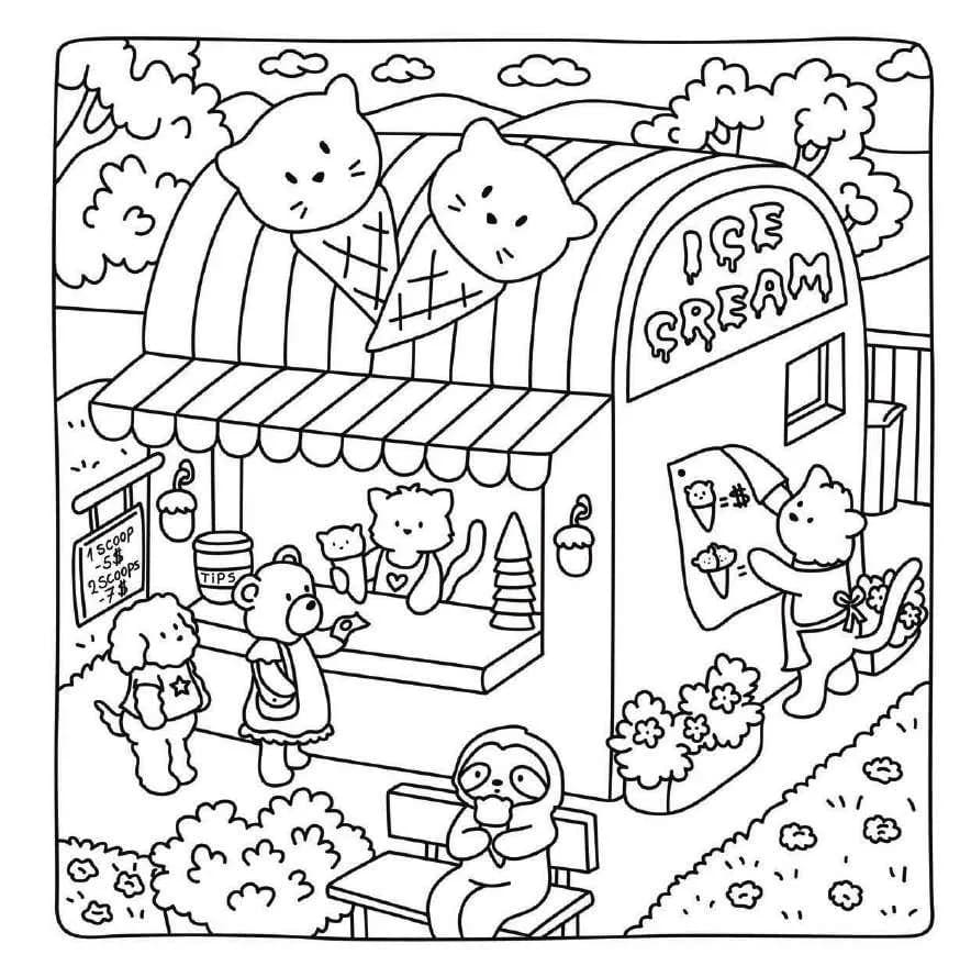 Ice Cream Cute Shop