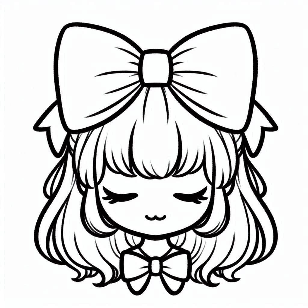 Little Girl With Hair Bow