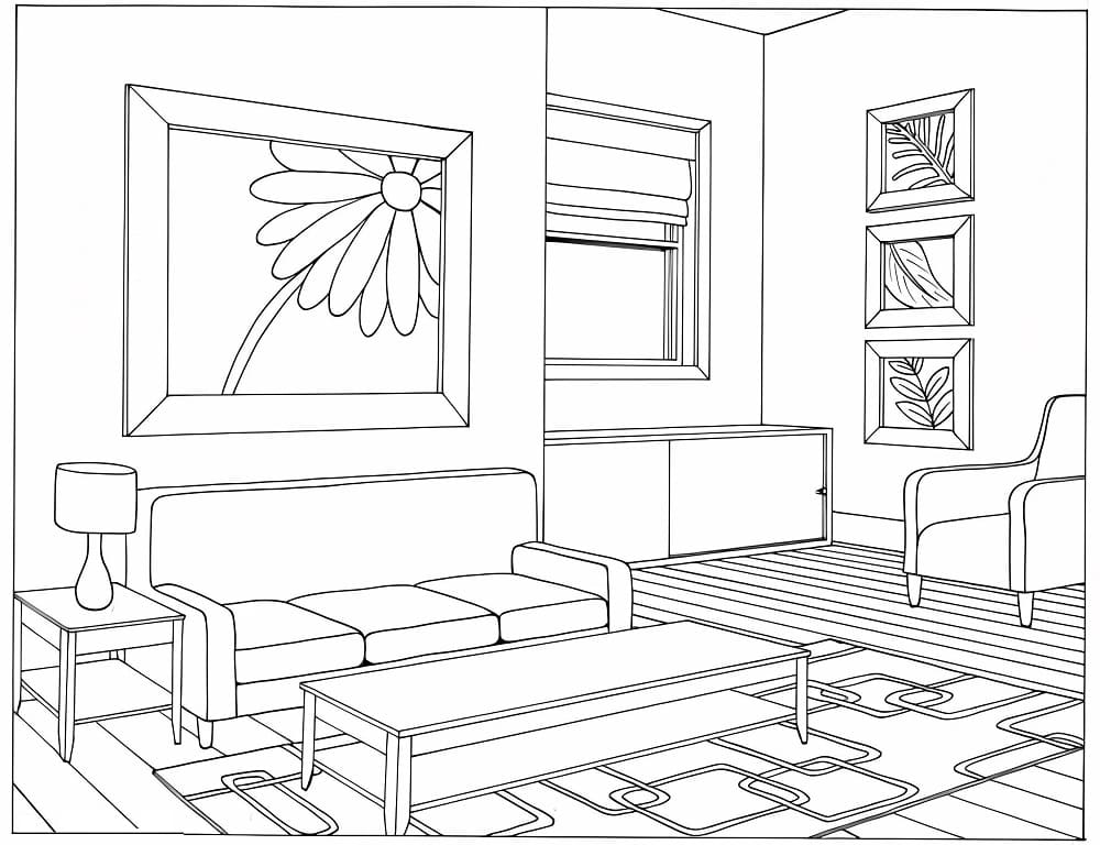 Living Room Free Printable