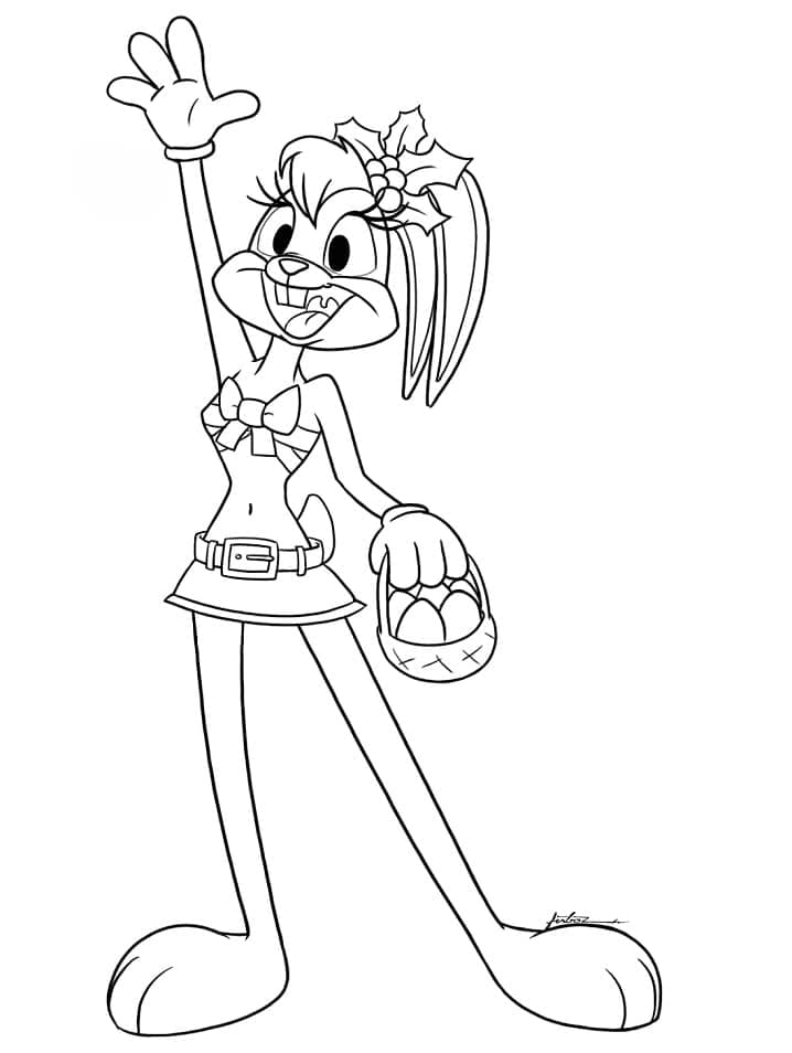 Lola Bunny on Easter