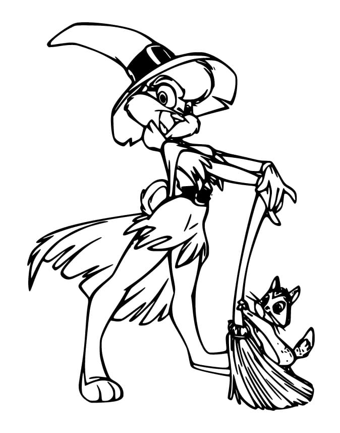 Lola Bunny Witch