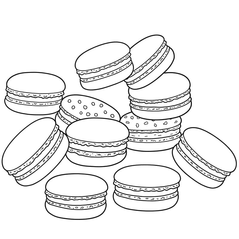 Macaron Printable For Kids