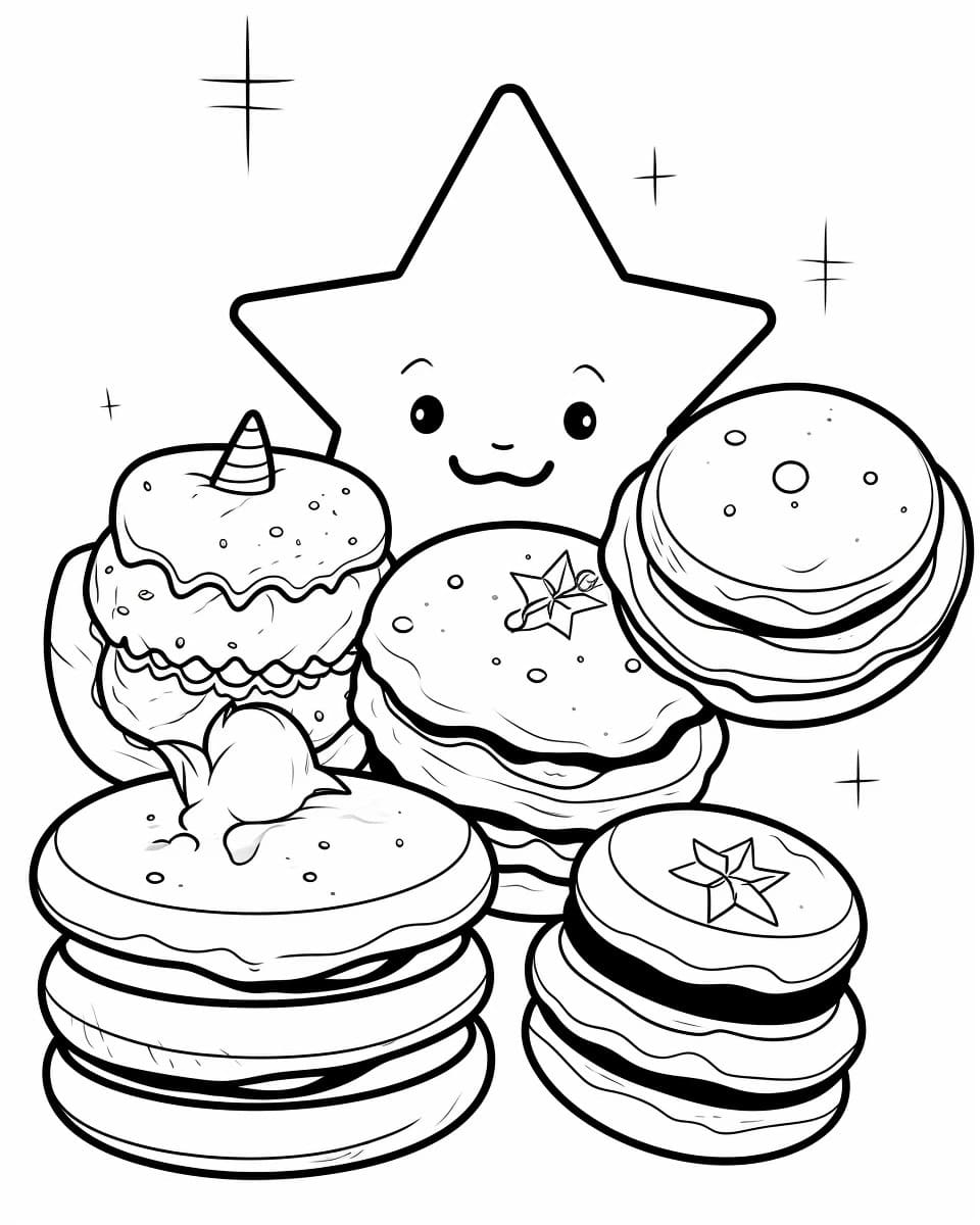 Macarons with Star