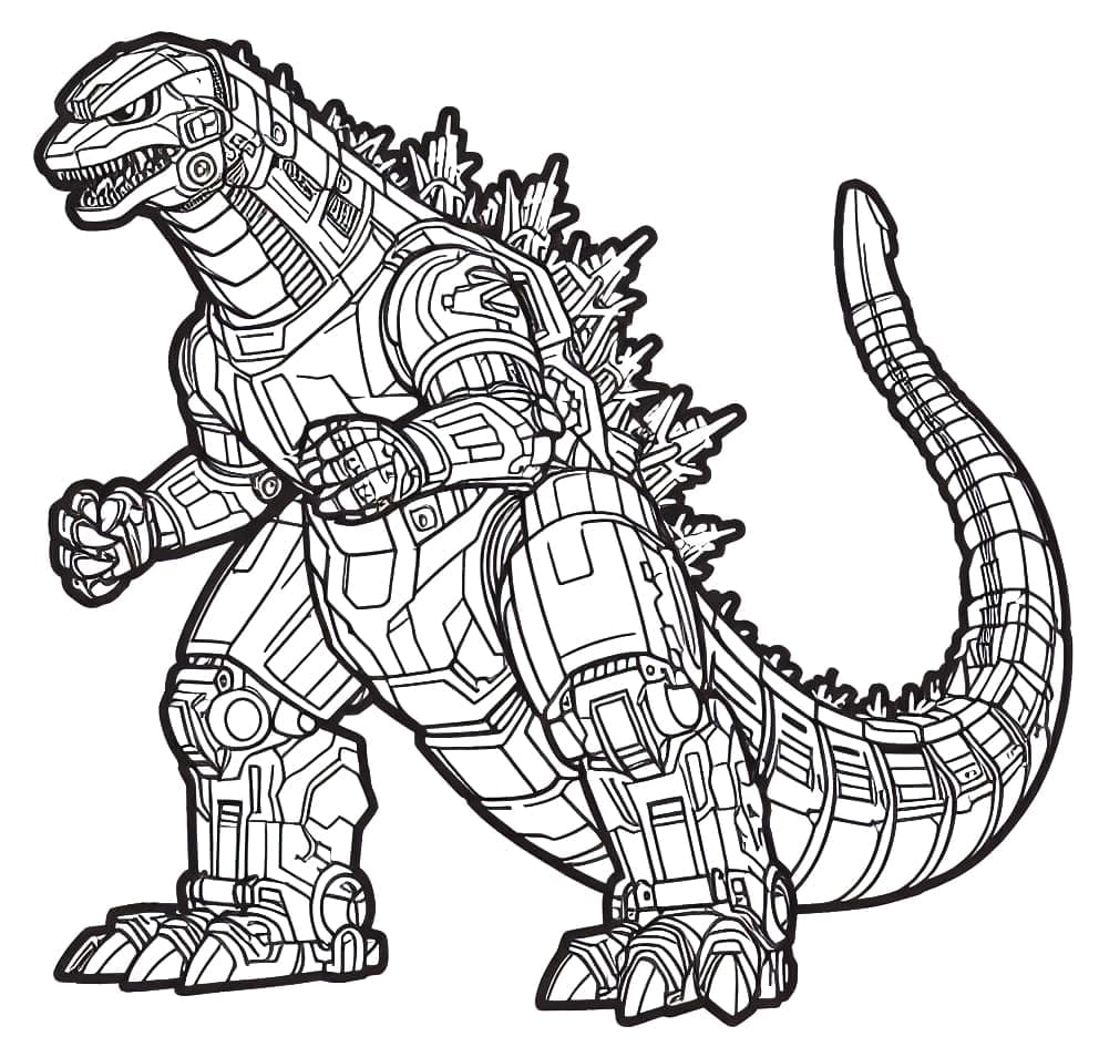 Mechagodzilla Free Printable