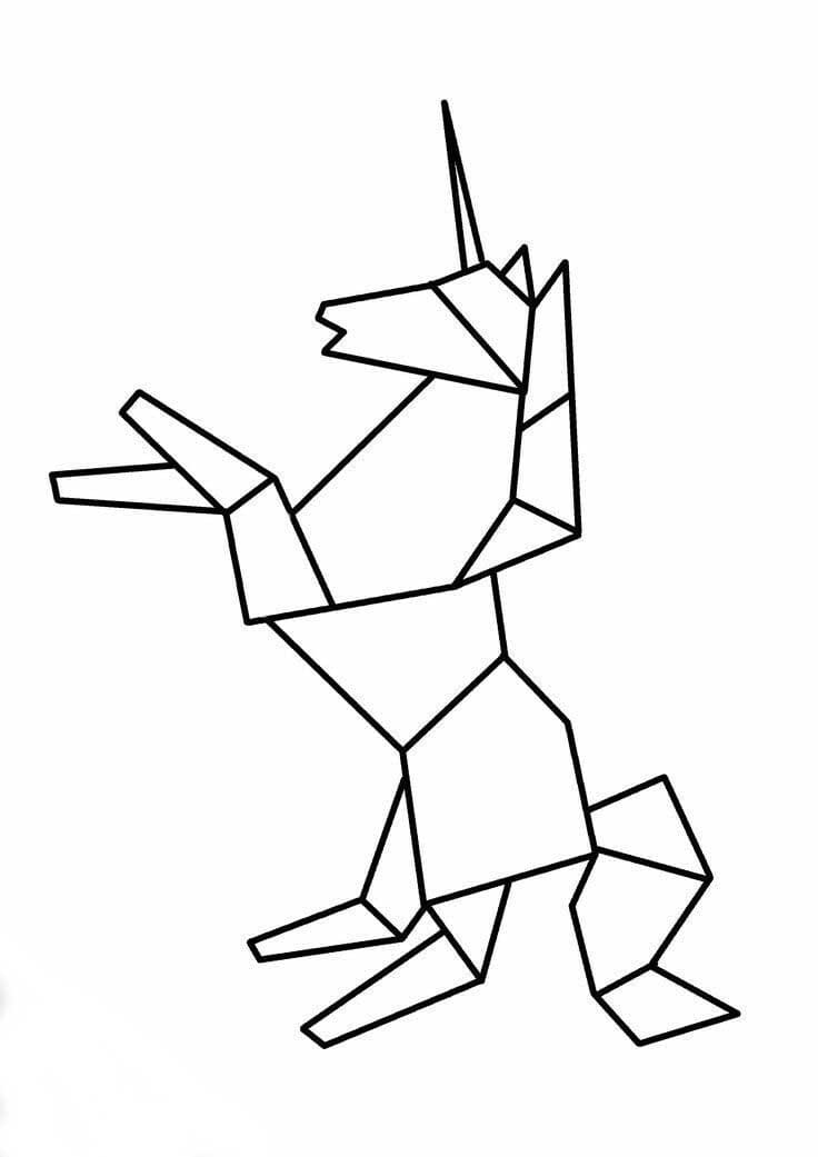 Origami Unicorn