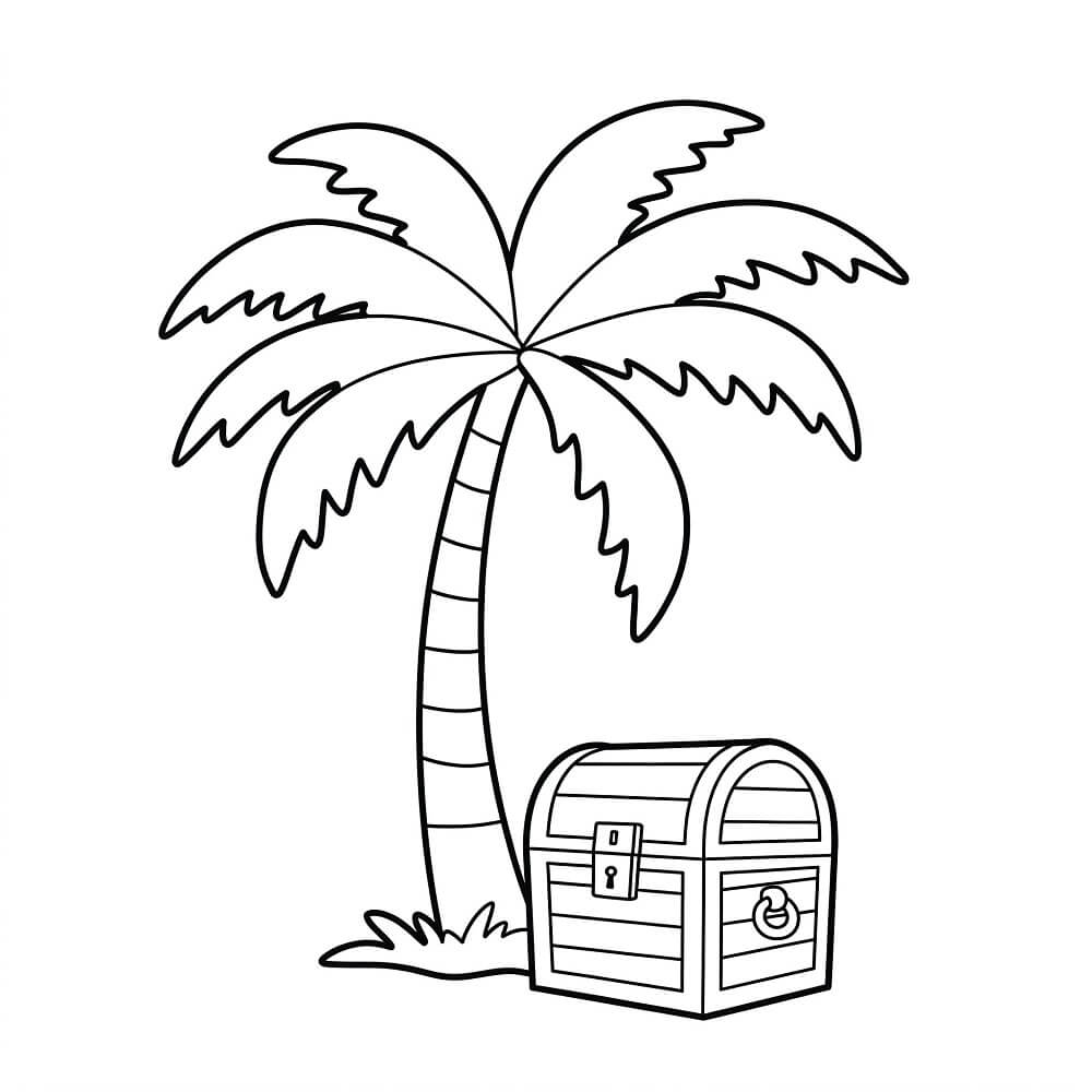 Palm Tree and Chest