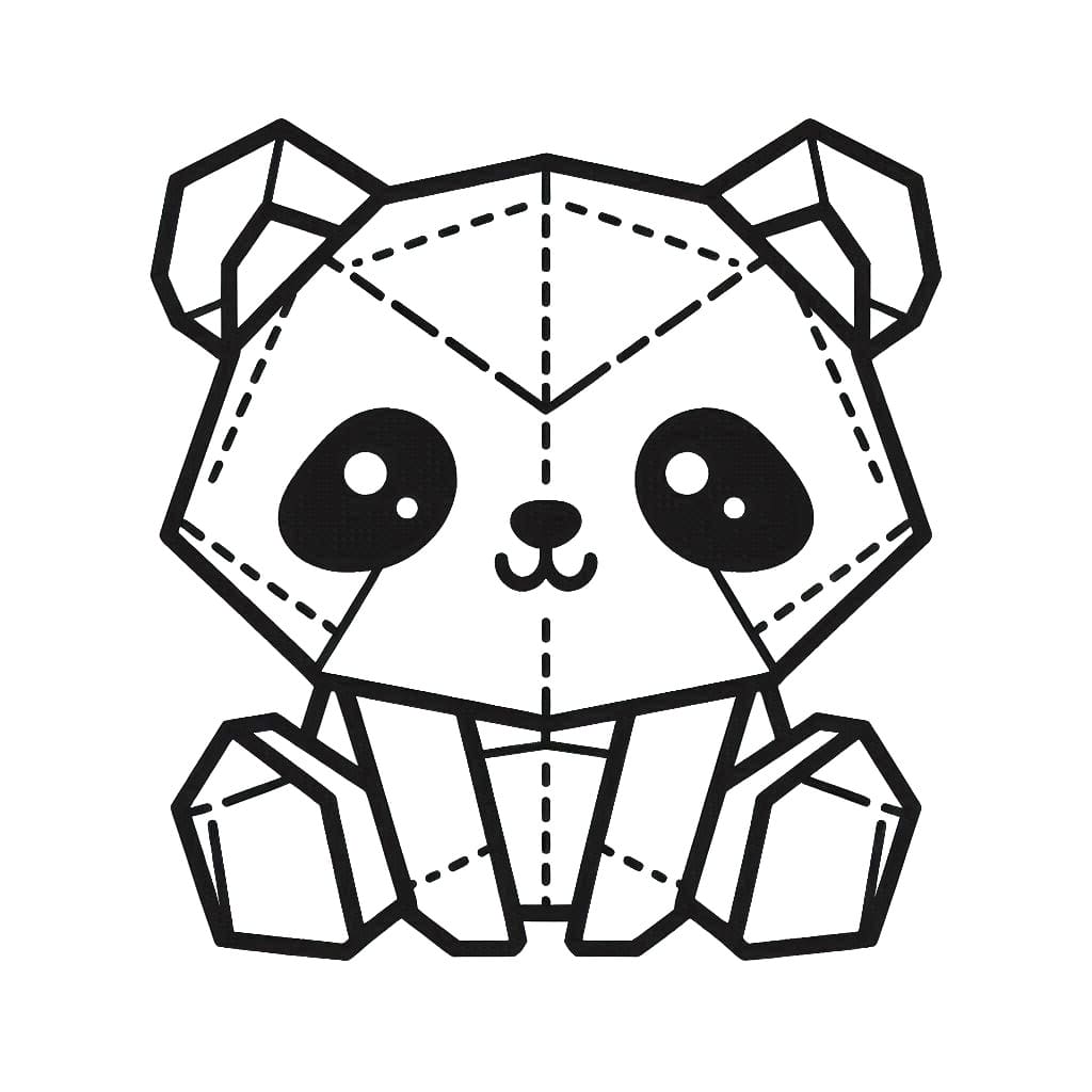 Panda Origami