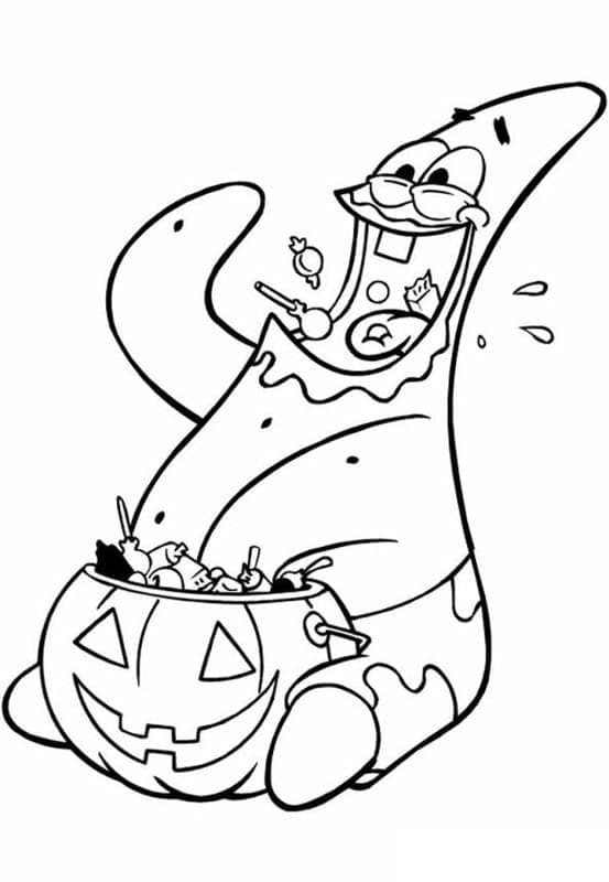 Patrick Star Eats Candy