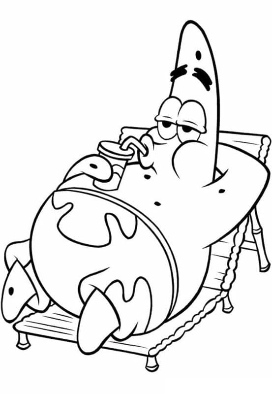 Patrick Star Relaxing