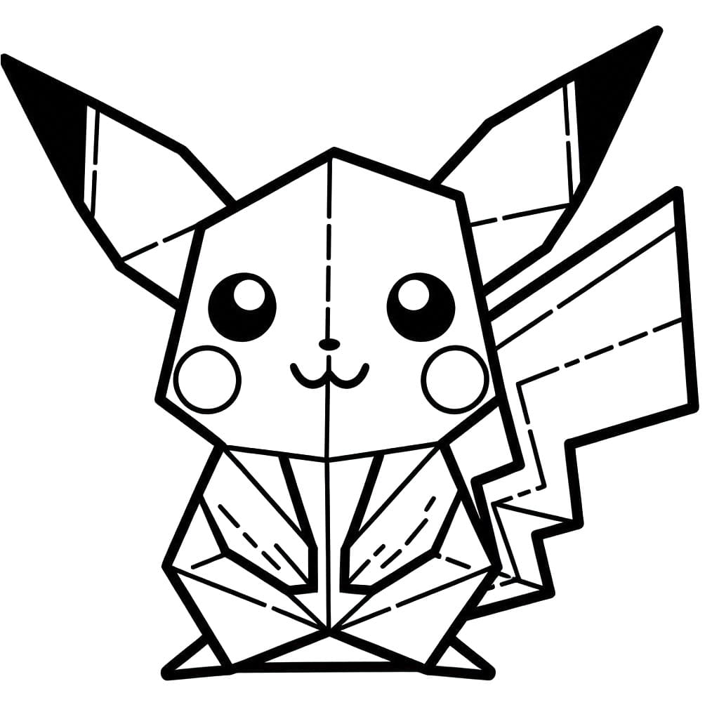 Pikachu Origami