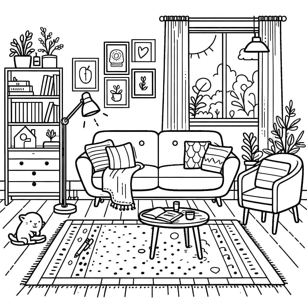 Print Living Room
