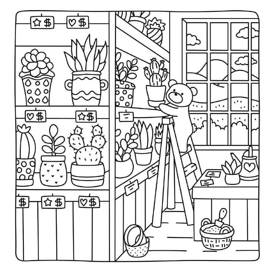 Printable Cute Shop