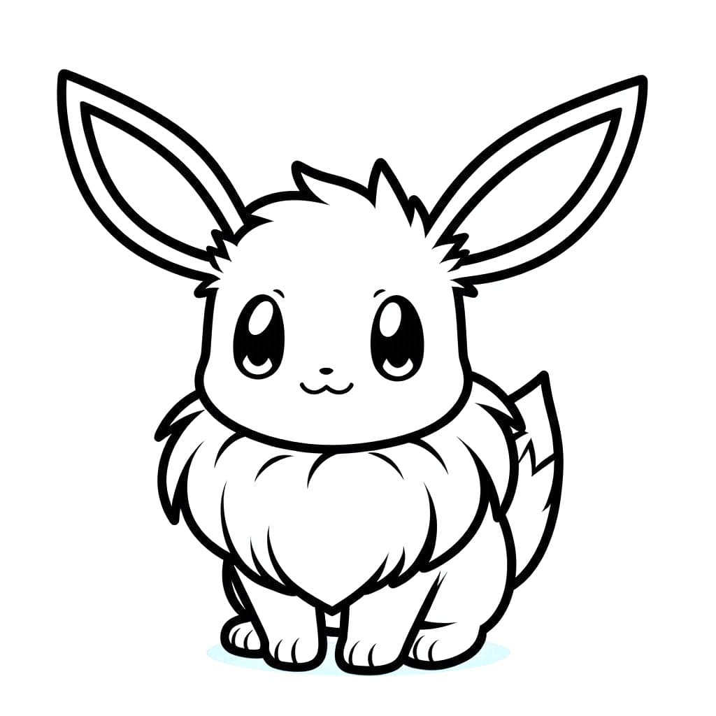 Eevee coloring pages