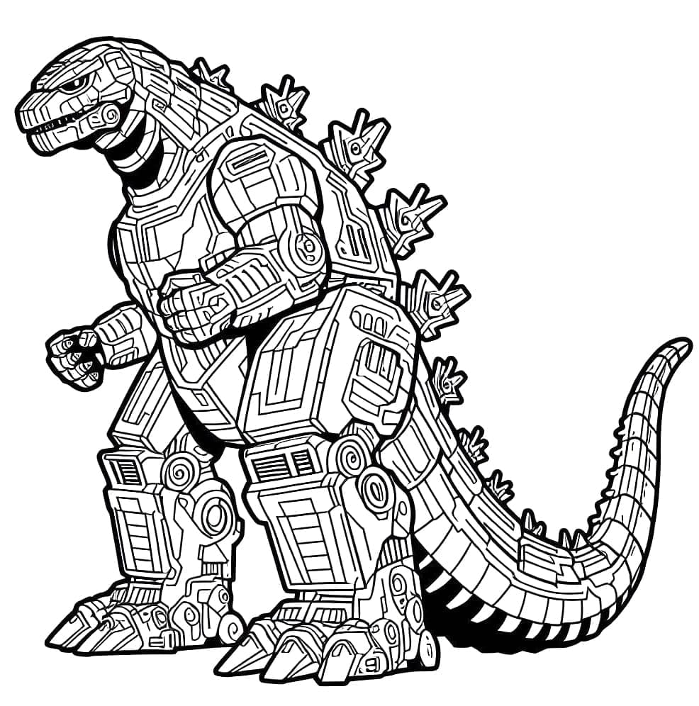 Printable Mechagodzilla