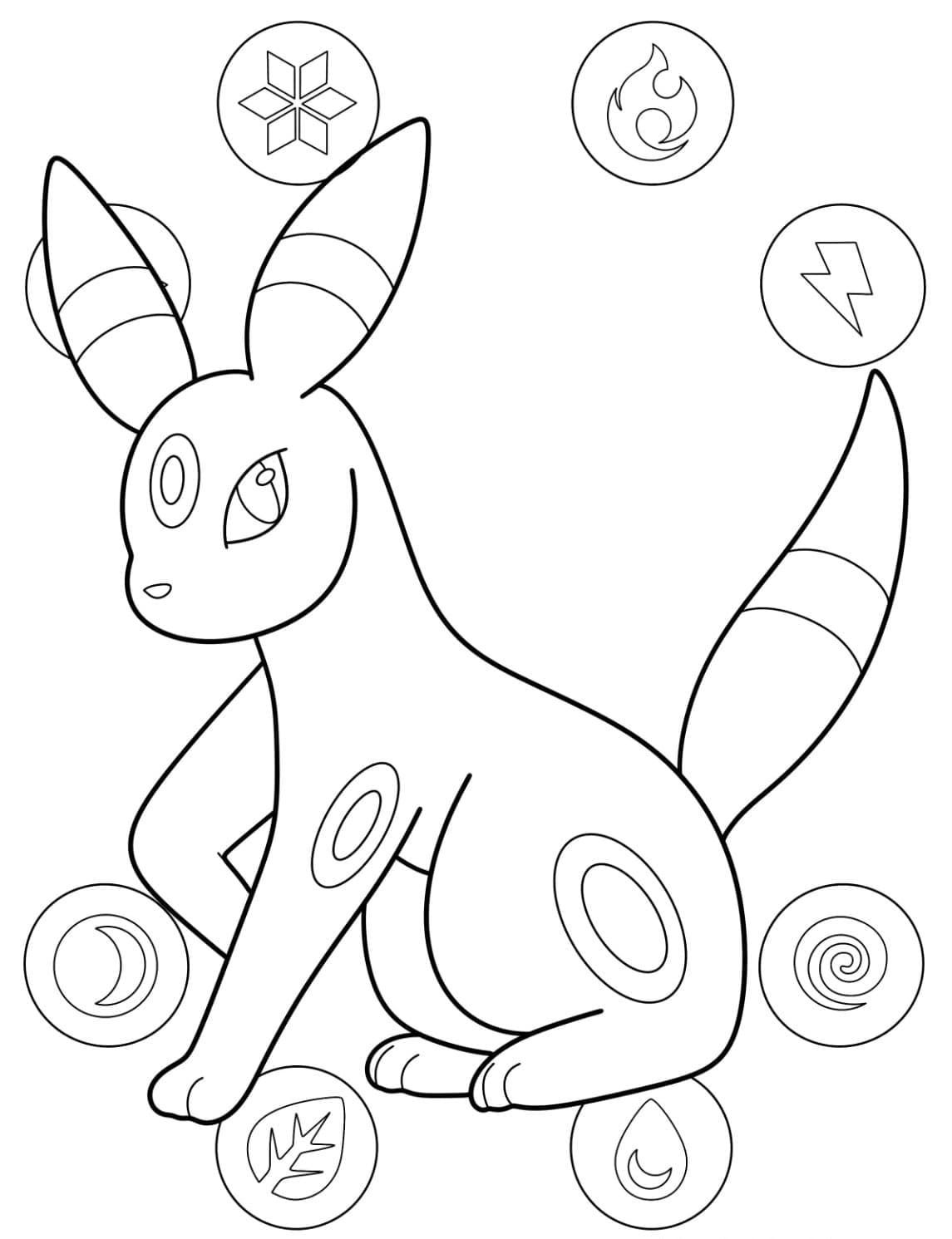 Printable Umbreon