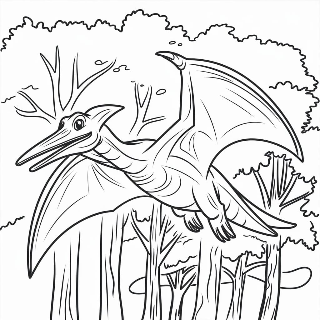 Pterodactyl in the Forest