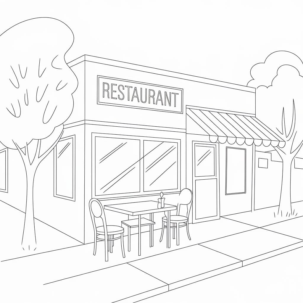Restaurant Printable For Kids