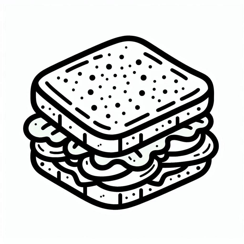 Sandwich Printable For Kids