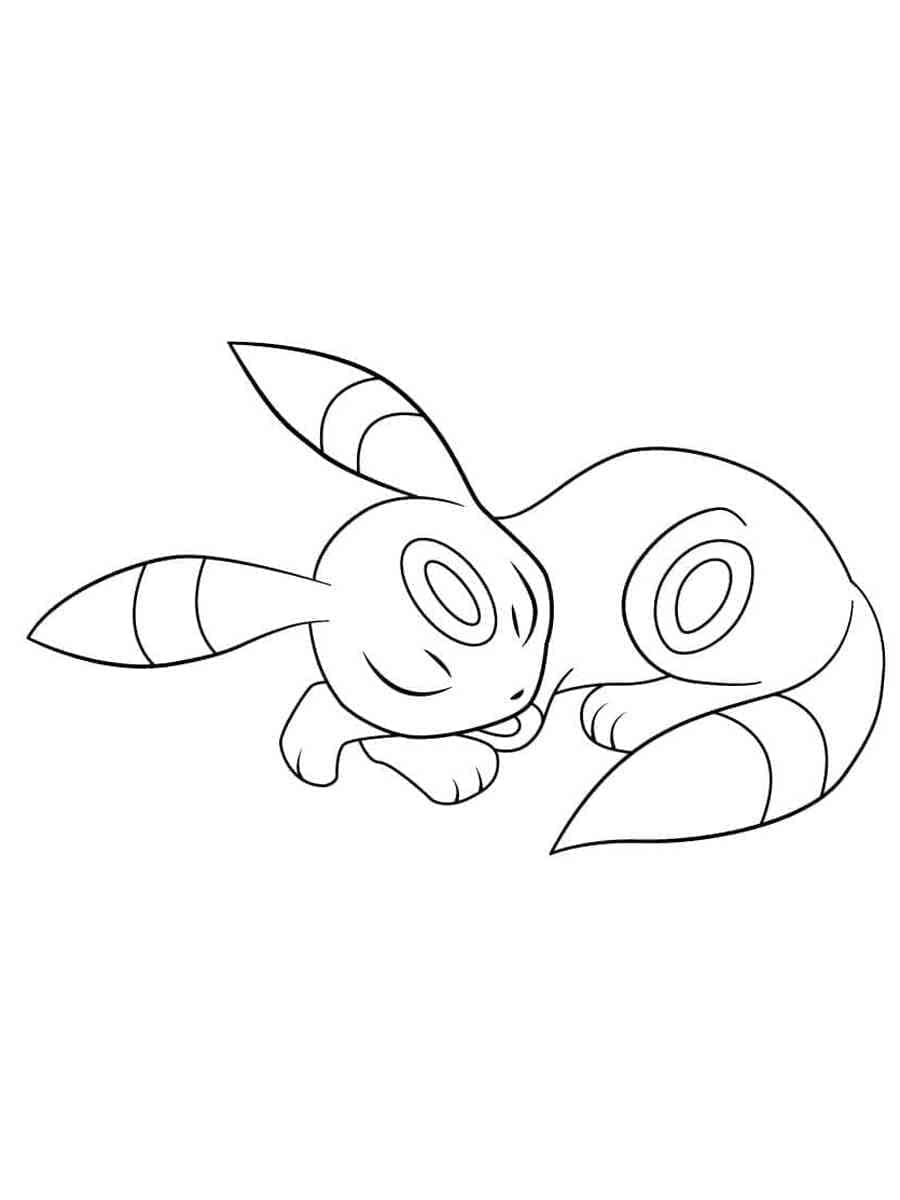 Sleeping Umbreon