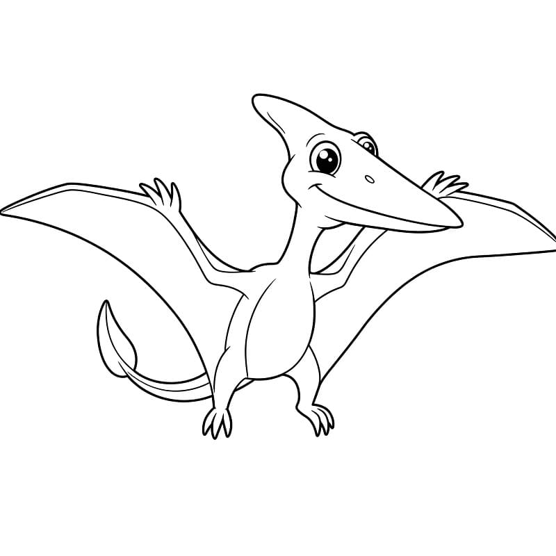 Smiling Pterodactyl