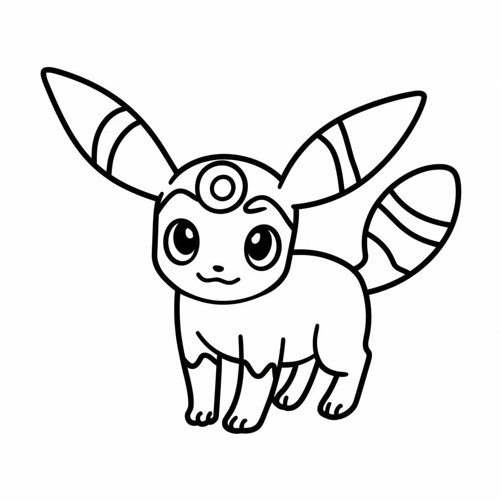 Smiling Umbreon