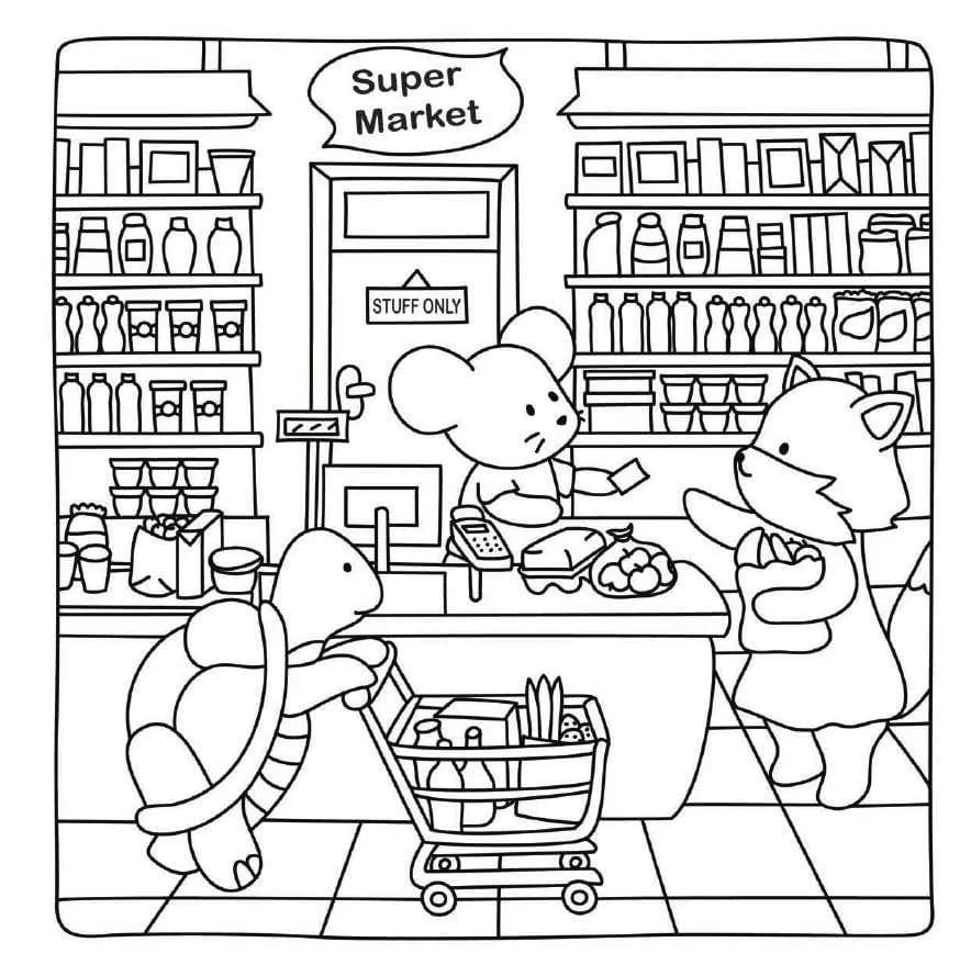 Super Market Cute Shop
