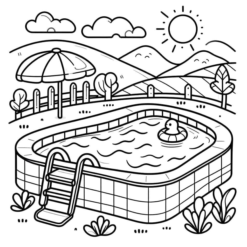 Swimming Pool to Print