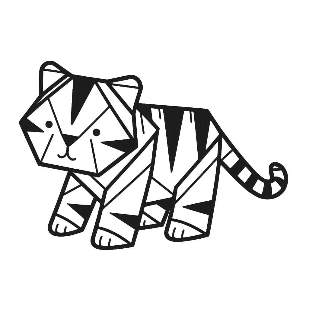 Tiger Origami