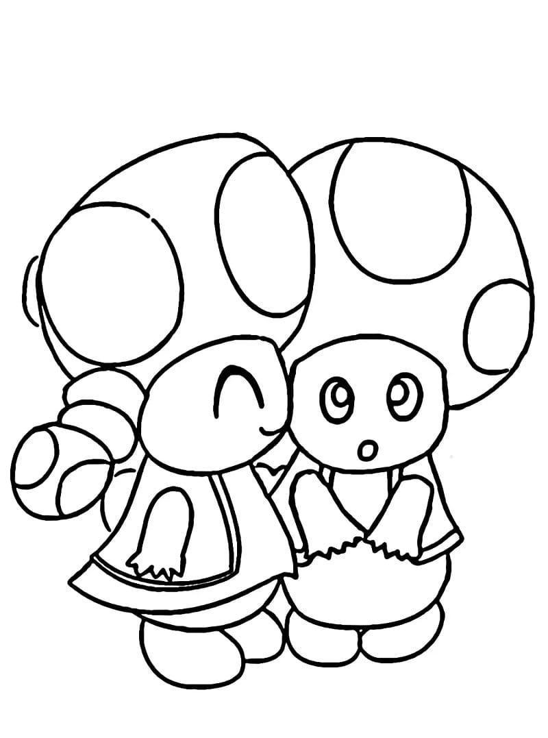 Toadette and Toad