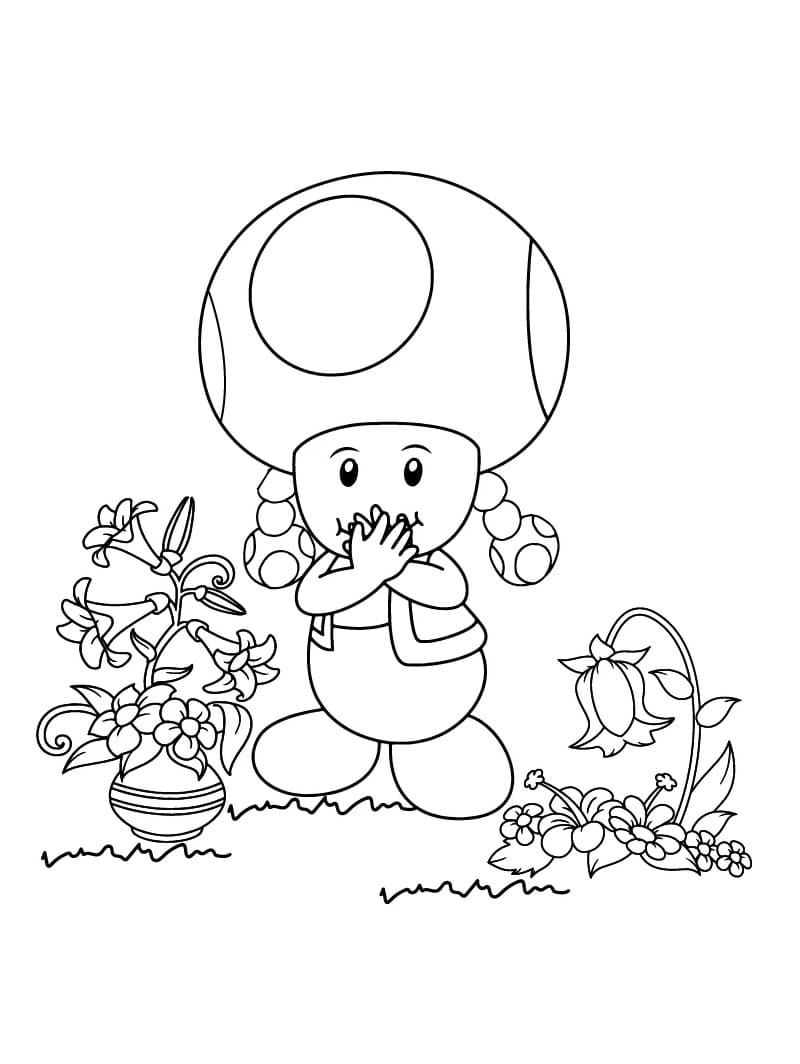 Toadette Free Printable