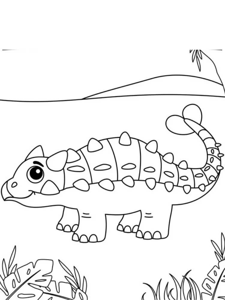 A Cute Ankylosaurus