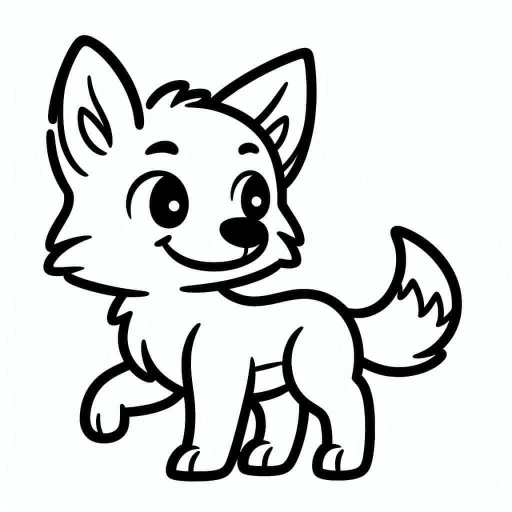 A Cute Coyote