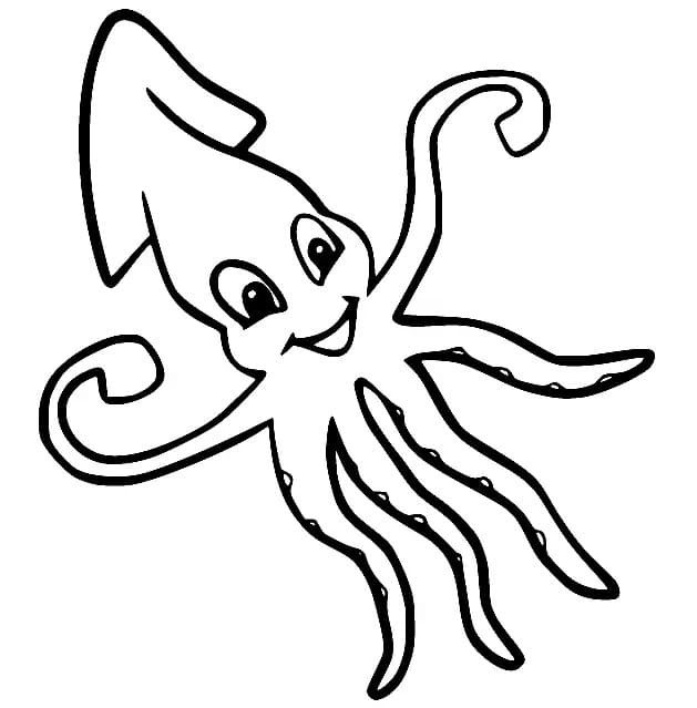 A Happy Squid