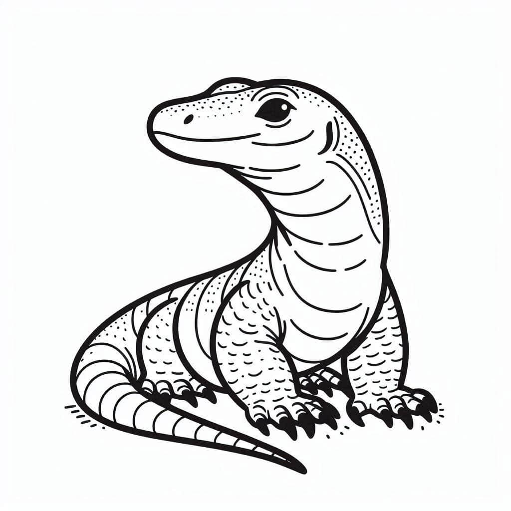 A Komodo Dragon