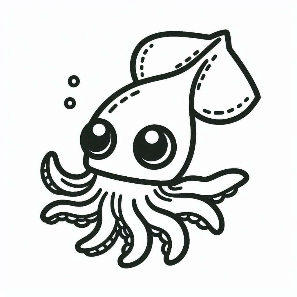 A Very Cute Squid