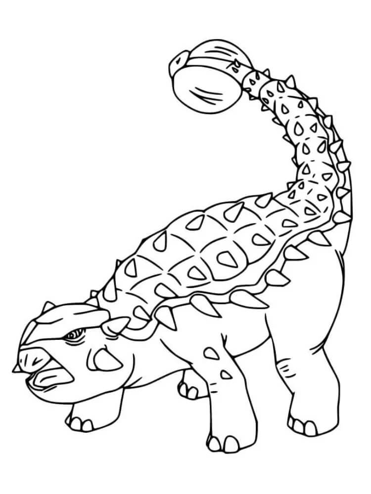Angry Ankylosaurus
