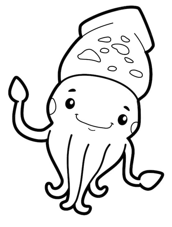 Animated Squid