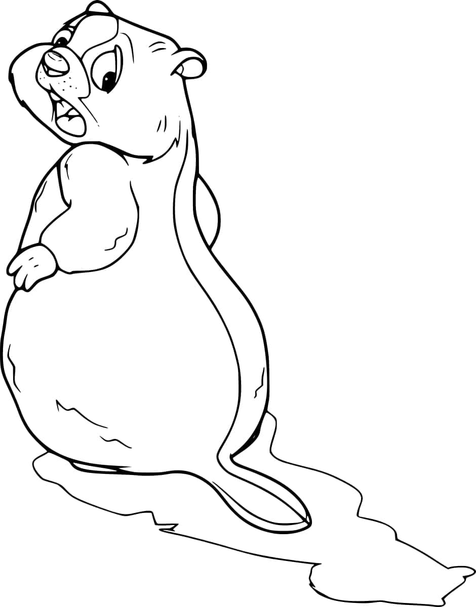 Beaver Free Printable