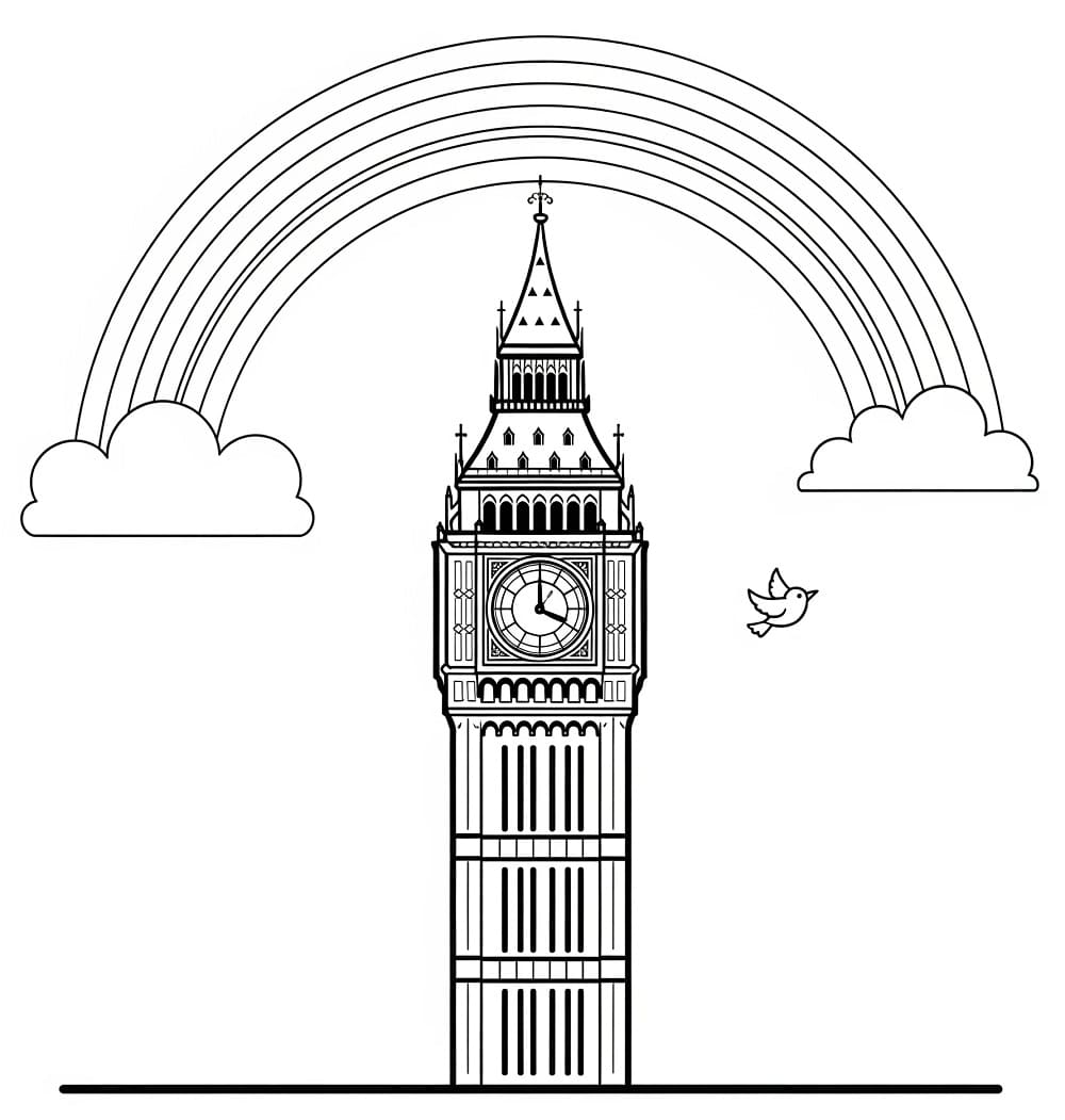 Big Ben and Rainbow