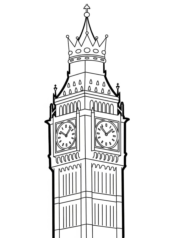 Big Ben with Crown