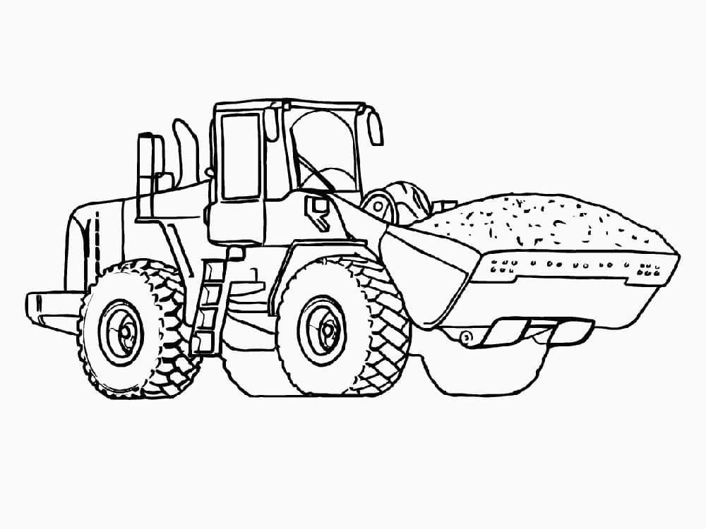 Bulldozer Free Printable