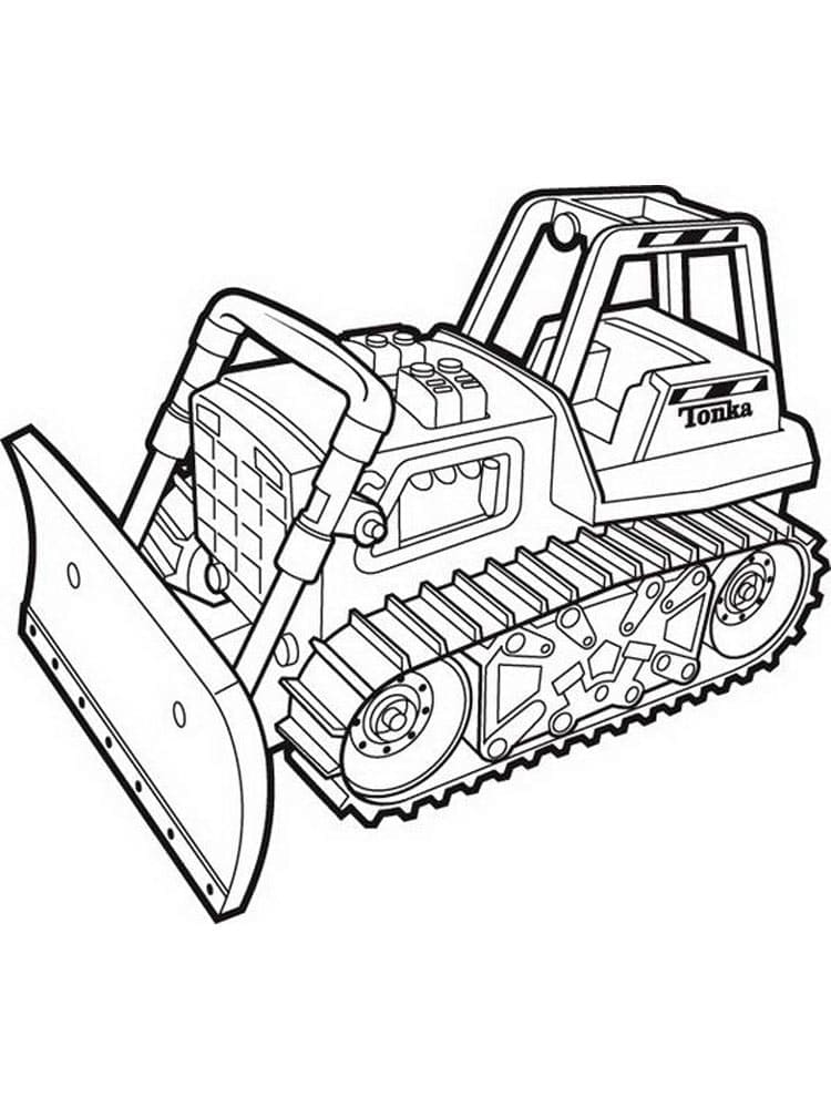 Bulldozer Printable