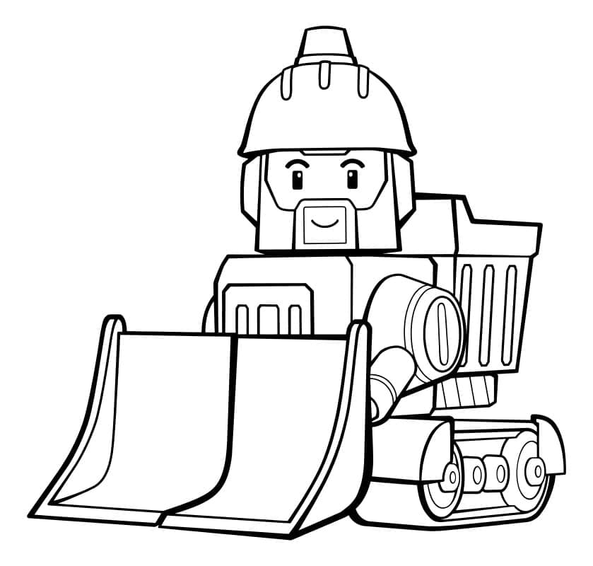 Cartoon Bulldozer